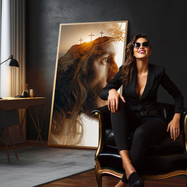 Quadro Decorativo Serenidade e Fé