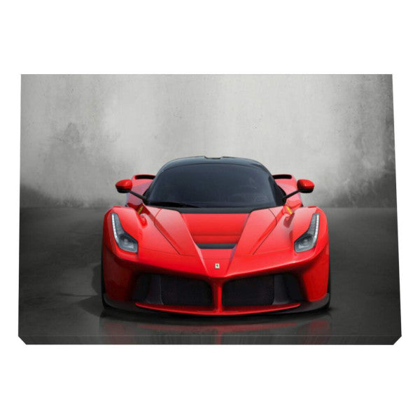 Quadro Decorativo Carro Vermelho: Velocidade e Estilo