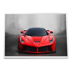 Quadro Decorativo Carro Vermelho: Velocidade e Estilo