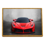 Quadro Decorativo Carro Vermelho: Velocidade e Estilo