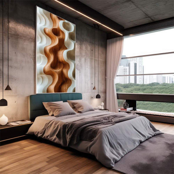 Quadro Decorativo Minimalista Fluido