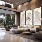 Quadro Decorativo Folhas de Ginkgo - Toque de Natureza Exclusivo
