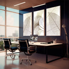 Quadro Decorativo Folhas de Ginkgo - Toque de Natureza Exclusivo