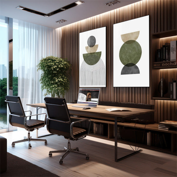 Quadro Decorativo: Inspiração Geométrica Única