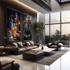 Quadro Decorativo Sofisticado 'Homem e Whisky' - Arte para Elegância do Seu Lar
