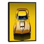 Quadro Decorativo Carro Corvette - Arte Moderno para Transformar Seu Ambiente