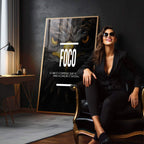 Quadro Decorativo Motivacional Foco - Inspire Seu Ambiente com Estilo