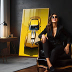 Quadro Decorativo Carro Corvette - Arte Moderno para Transformar Seu Ambiente