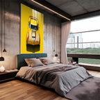 Quadro Decorativo Carro Corvette - Arte Moderno para Transformar Seu Ambiente