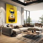 Quadro Decorativo Carro Corvette - Arte Moderno para Transformar Seu Ambiente
