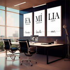 Quadro Decorativo 'Inspire': Letras que Transformam