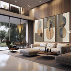 Quadro Decorativo: Abstração Vibrante - Um Toque de Classe