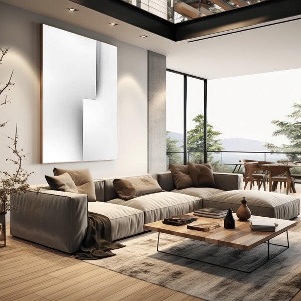 Quadro Decorativo Minimalista branco