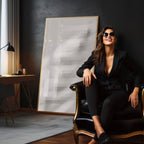 Quadro Decorativo Minimalismo Elegante - Harmonize Seu Espaço