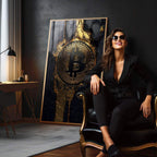 Quadro Decorativo O Poder do Bitcoin