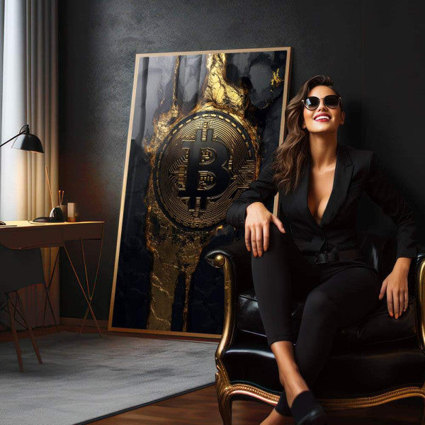 Quadro Decorativo O Poder do Bitcoin