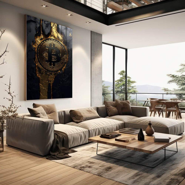 Quadro Decorativo O Poder do Bitcoin