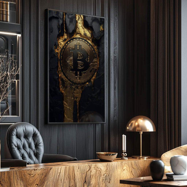 Quadro Decorativo O Poder do Bitcoin