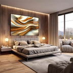 Quadro Decorativo Fluidez Abstrata Arte Contemporânea