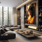Quadro Decorativo Esplendor de Jesus e Leão de Judá Arte que Inspira