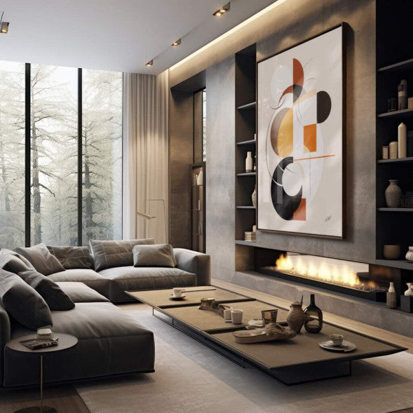 Quadro Decorativo: Outono Minimalista e Elegante