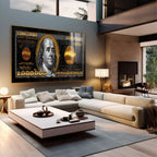 Quadro Decorativo Inspiração de Riqueza - 1 Milhão dólares