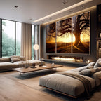 Quadro Decorativo Amanhecer Sereno: Toque de Paz