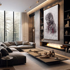 Quadro Decorativo: Visão Inspiradora de Jesus na Cruz