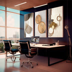 Quadro Decorativo Geometria da Arte Sofisticada: Inspire-se