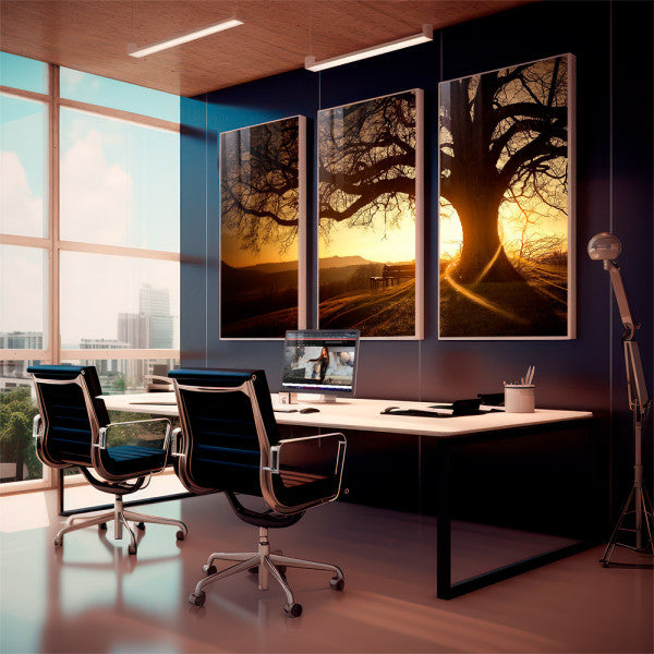 Quadro Decorativo Amanhecer Sereno: Toque de Paz