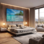 Quadro Decorativo: Paraíso Tropical - Eleva seu Espírito