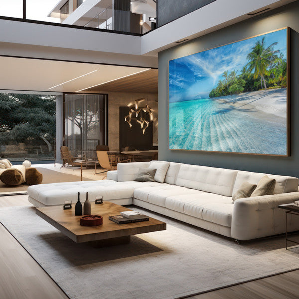 Quadro Decorativo: Paraíso Tropical - Eleva seu Espírito