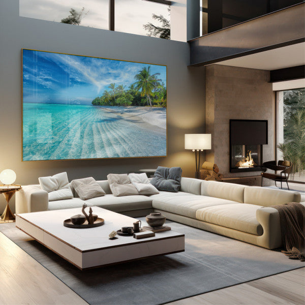 Quadro Decorativo: Paraíso Tropical - Eleva seu Espírito