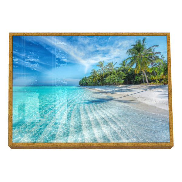 Quadro Decorativo: Paraíso Tropical - Eleva seu Espírito