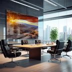 Quadro Decorativo Cânion ao Amanhecer: Inspiração Pura