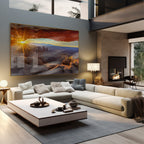 Quadro Decorativo Cânion ao Amanhecer: Inspiração Pura