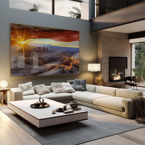 Quadro Decorativo Cânion ao Amanhecer: Inspiração Pura