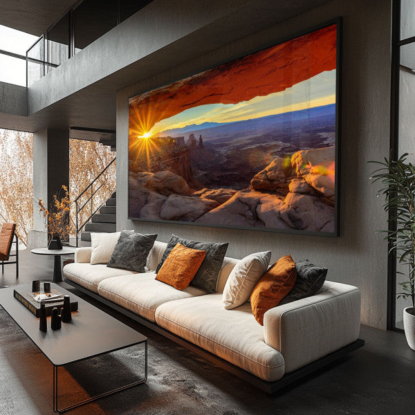 Quadro Decorativo Cânion ao Amanhecer: Inspiração Pura