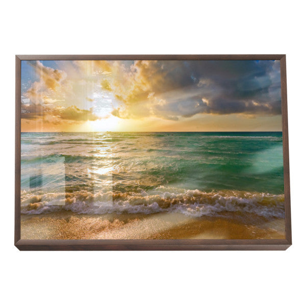 Quadro Decorativo: Encantador Pôr do Sol na Praia