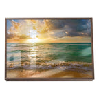 Quadro Decorativo: Encantador Pôr do Sol na Praia