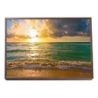 Quadro Decorativo: Encantador Pôr do Sol na Praia