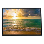 Quadro Decorativo: Encantador Pôr do Sol na Praia