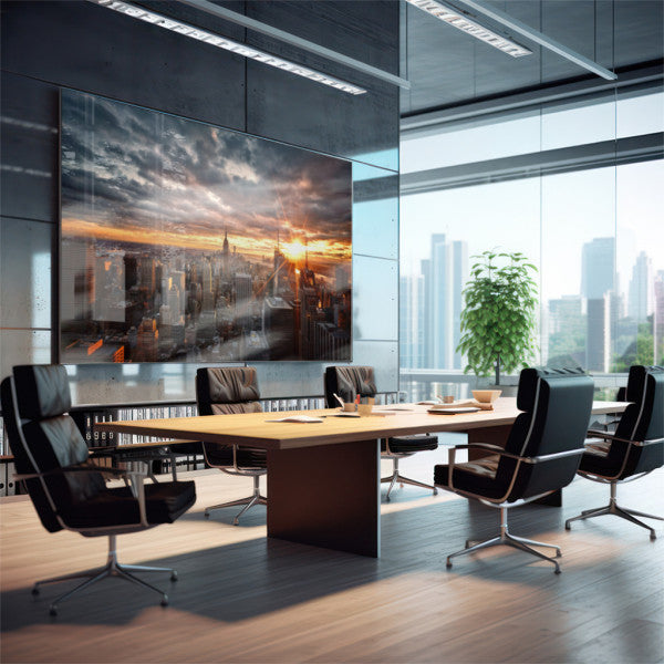 Quadro Decorativo Crepúsculo Urbano de Nova Iorque
