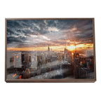 Quadro Decorativo Crepúsculo Urbano de Nova Iorque