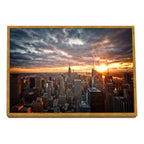 Quadro Decorativo Crepúsculo Urbano de Nova Iorque