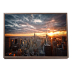 Quadro Decorativo Crepúsculo Urbano de Nova Iorque