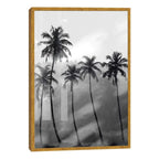 Quadro Decorativo Silhuetas Tropicais: Impacto Visual Único