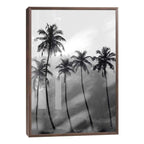 Quadro Decorativo Silhuetas Tropicais: Impacto Visual Único