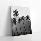 Quadro Decorativo Silhuetas Tropicais: Impacto Visual Único