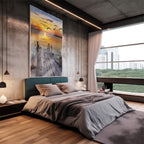 Quadro Decorativo: Inspirador Pôr do Sol no Cais